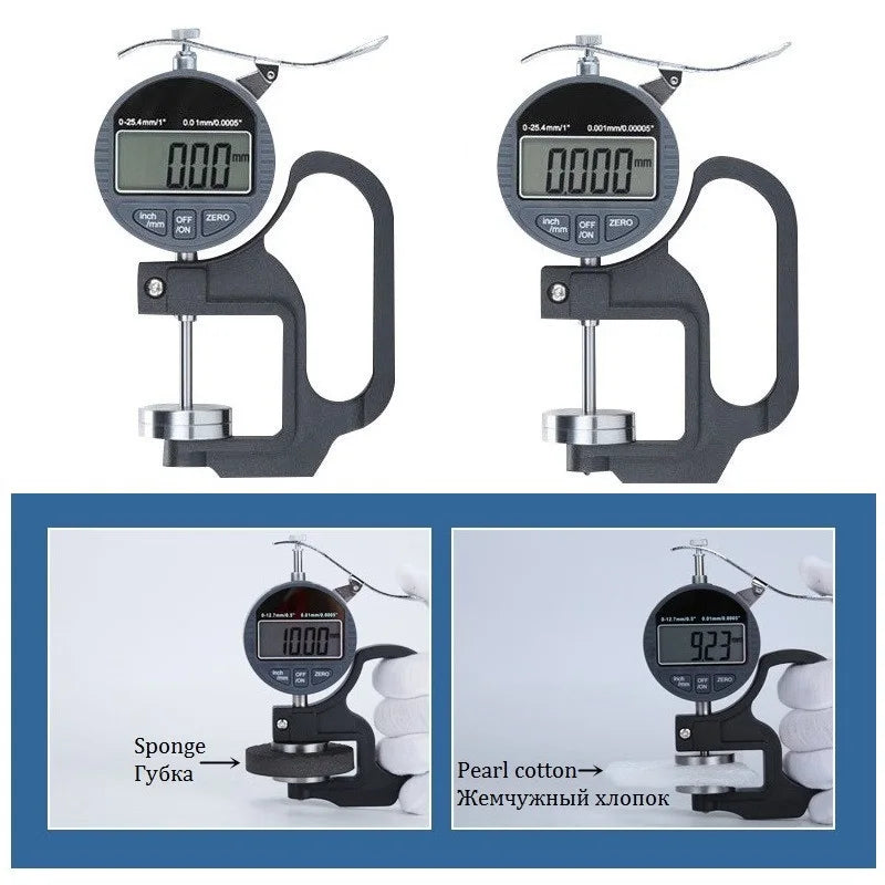 Digital Micrometer Thickness Gauge - Various options available