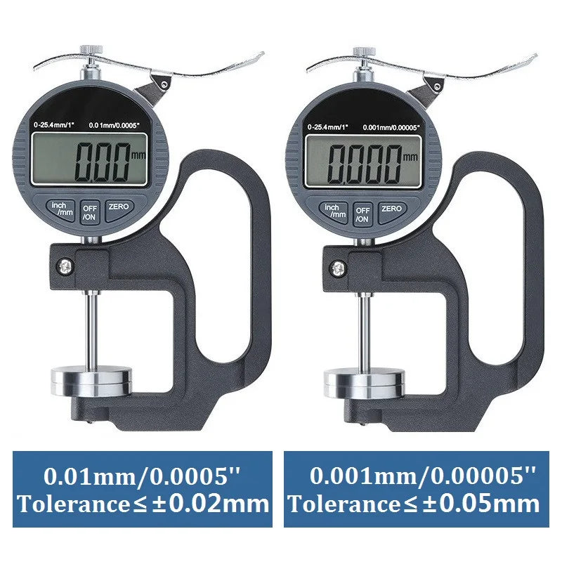 Digital Micrometer Thickness Gauge - Various options available