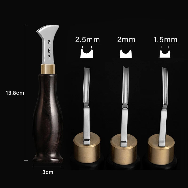 WUTA High Quality Professional Leather Edge Creaser