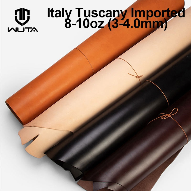 Italian Veg Tanned Leather - Full Grain Shoulders & Butts- 3mm to 4mm