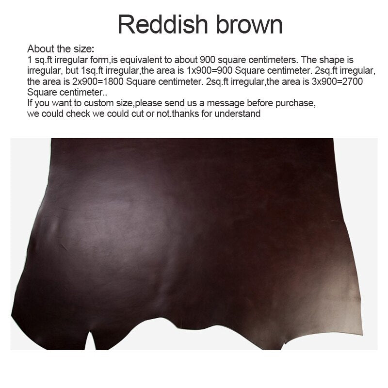 Italian Veg Tanned Leather - Full Grain Shoulders & Butts- 3mm to 4mm