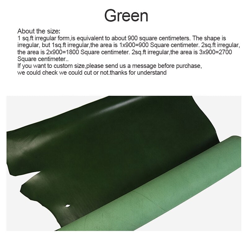 Italian Veg Tanned Leather - Full Grain Shoulders & Butts- 3mm to 4mm