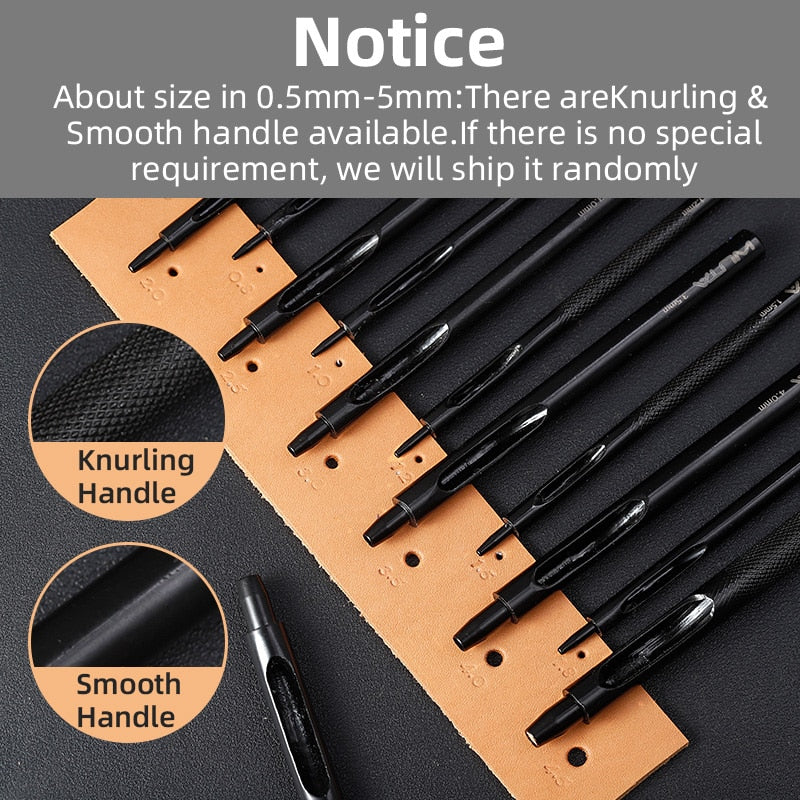 Round Hole Punch - 0.5mm to 5mm
