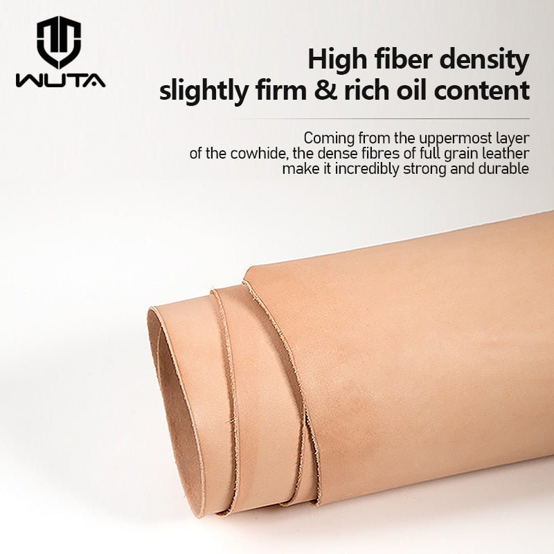 Natural Veg Tan Leather - 5sq ft section - Full Grain - 3 thickness options