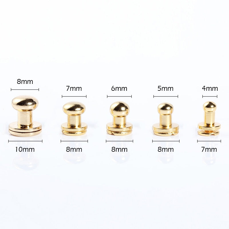 Sam Browne Studs - 20 pieces - 5 colours - 5 sizes