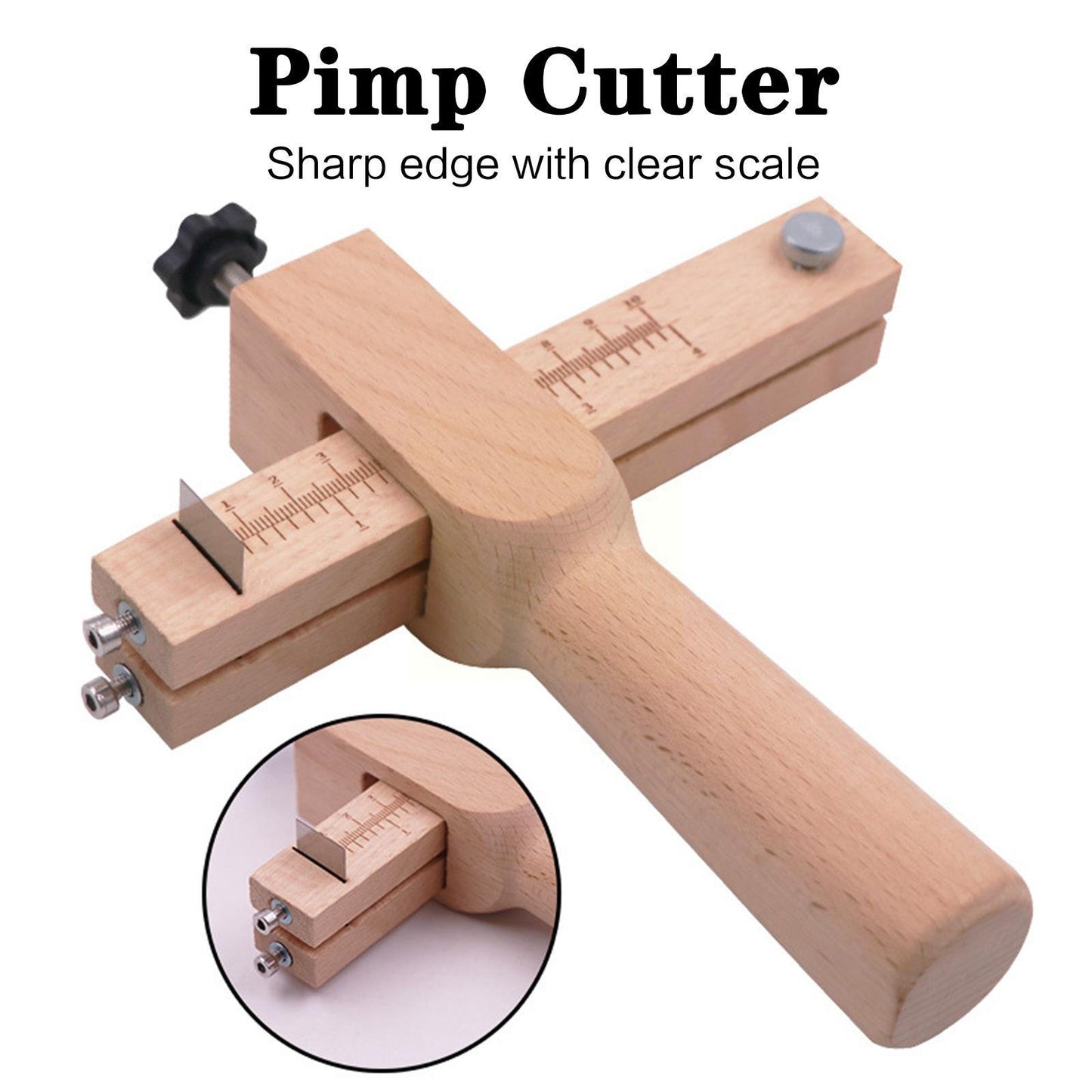 Adjustable Hand Held Leather Strap Cutter