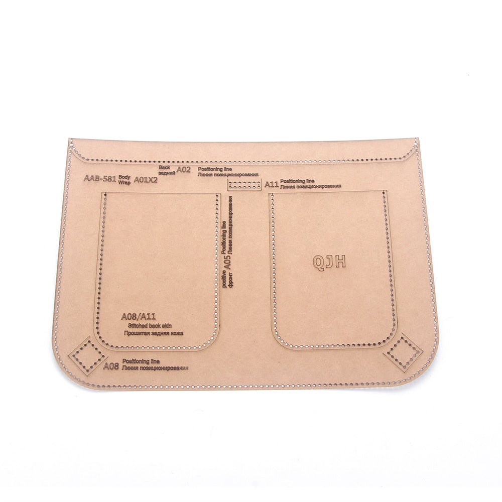Template for Shoulder Bag / Messenger Bag - Acrylic or Paper Options