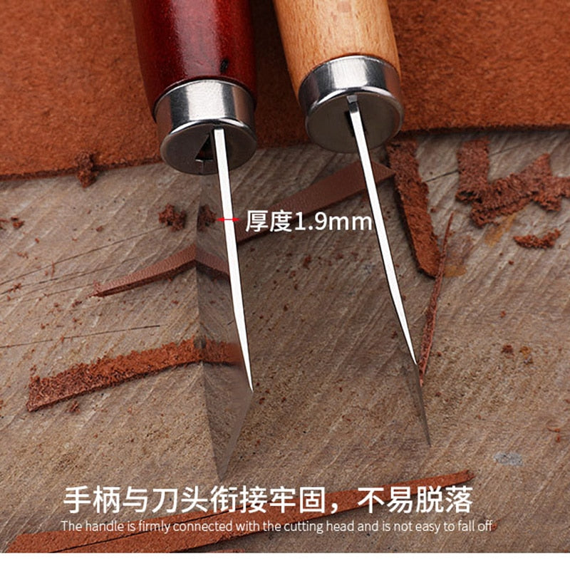 Professional Leather Knife - 8 Styles