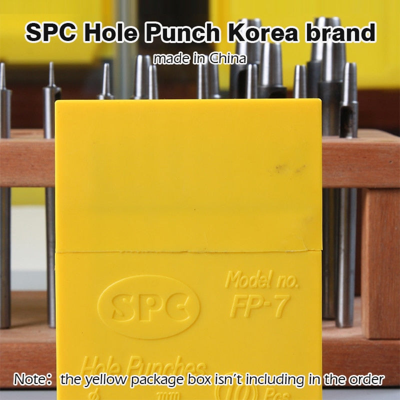 Round Hole Punch - Alloy Tool Steel - 20 Different Sizes