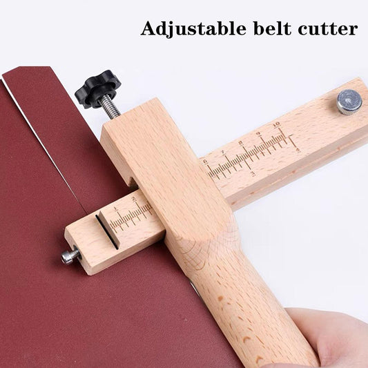 Adjustable Hand Held Leather Strap Cutter