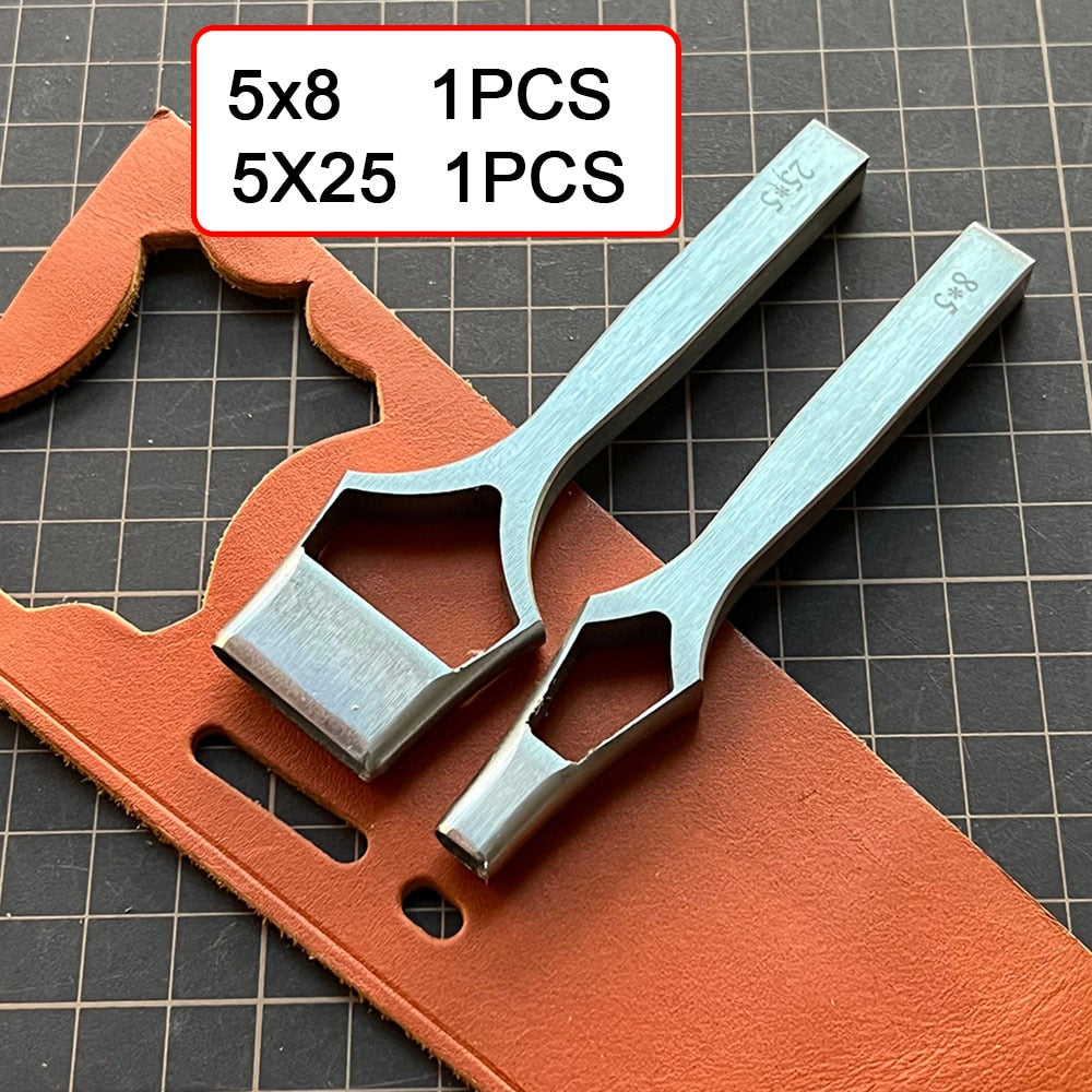 Leather Oval Punch - Belt holes - 5 sizes